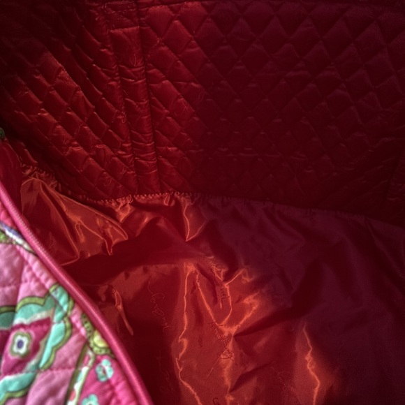 Vera Bradley Pink Swirl Large Tote - Picture 11 of 11